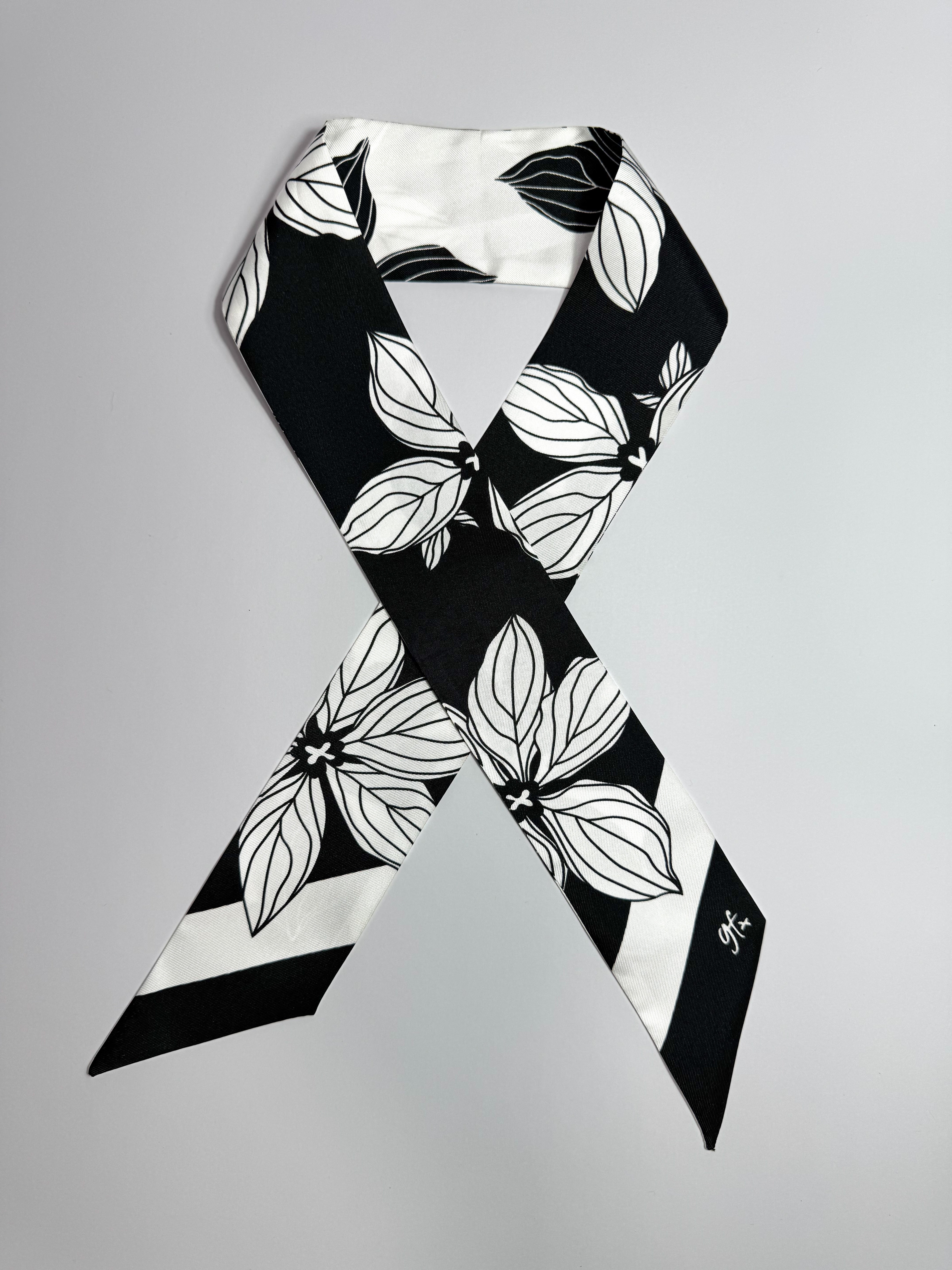 Dogwood Silk Scarf – gutterflowers