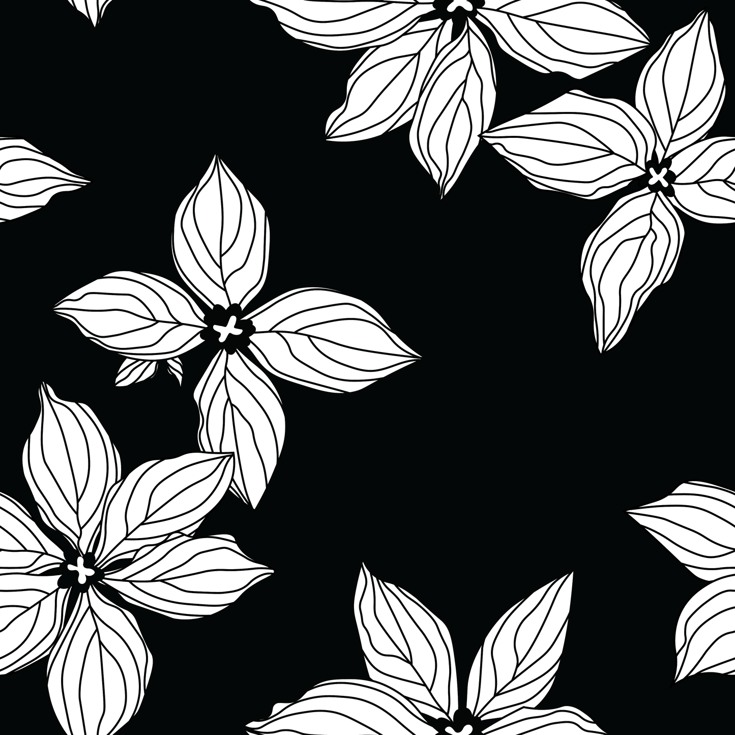 Dogwood Silk Scarf