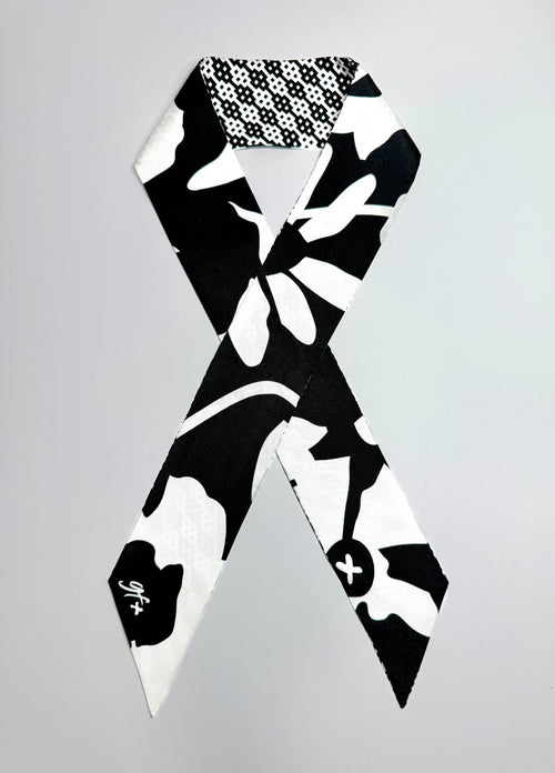 Phantom Poppy Silk Scarf