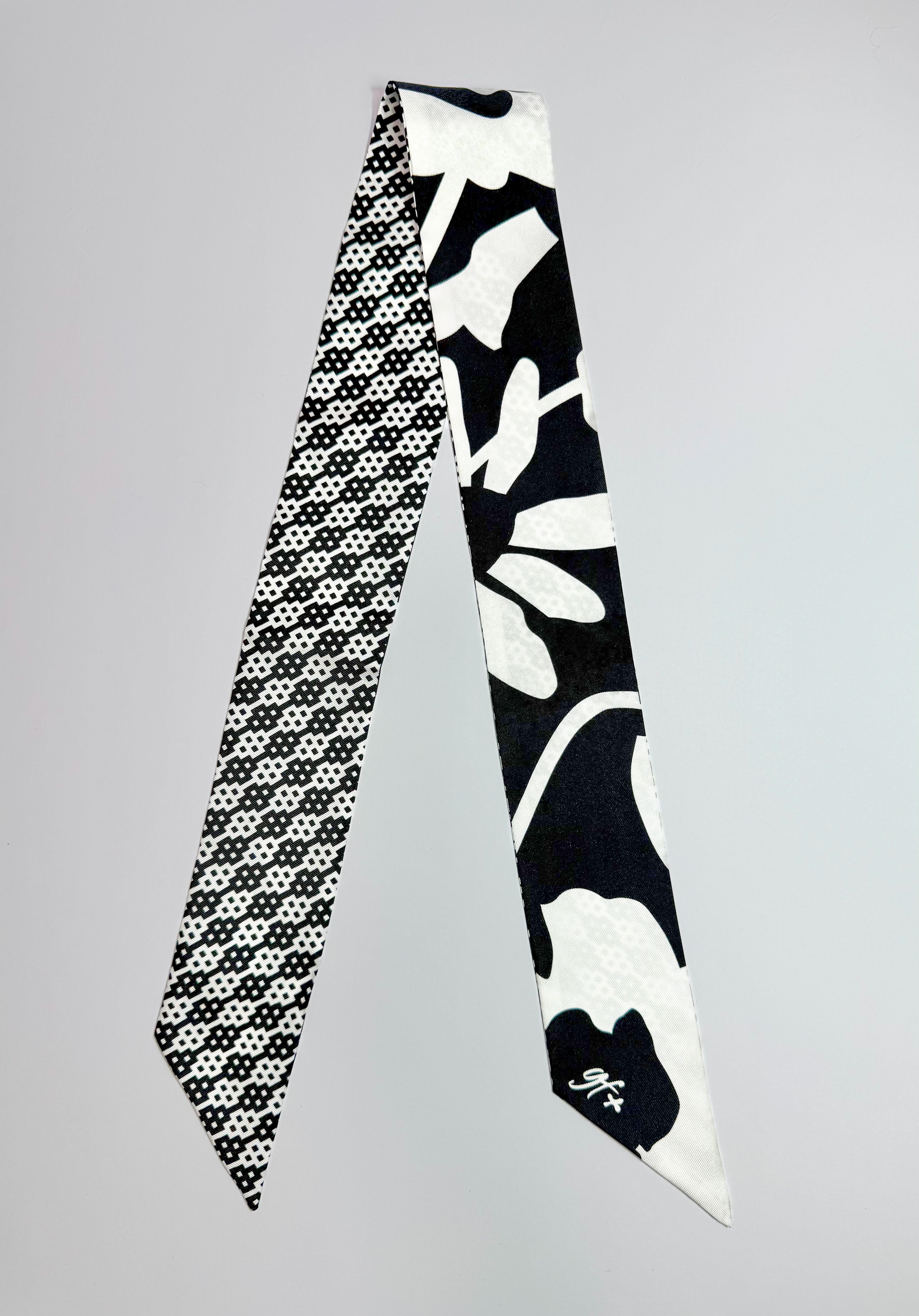 Phantom Poppy Silk Scarf