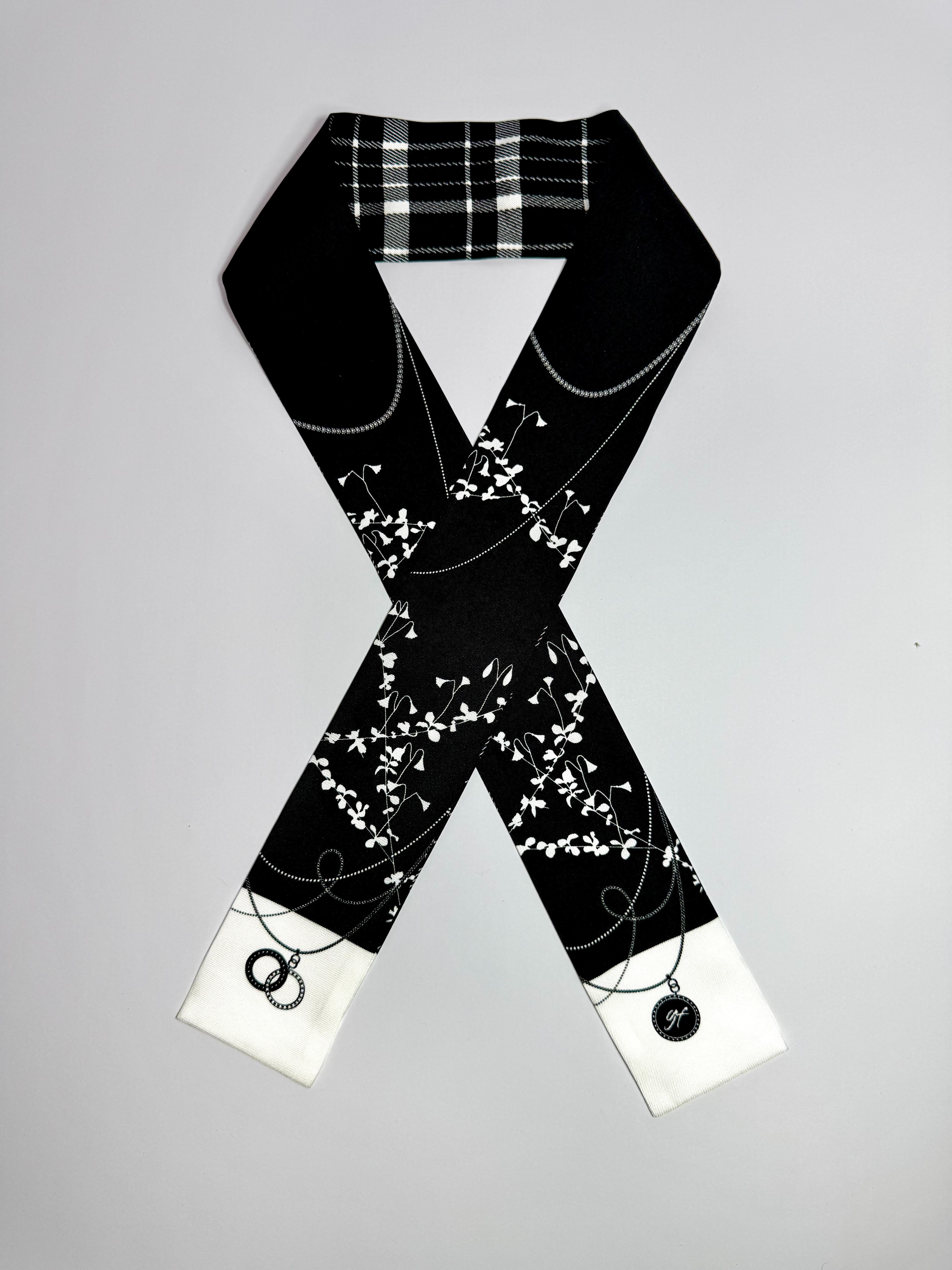 Twinflower Silk Scarf